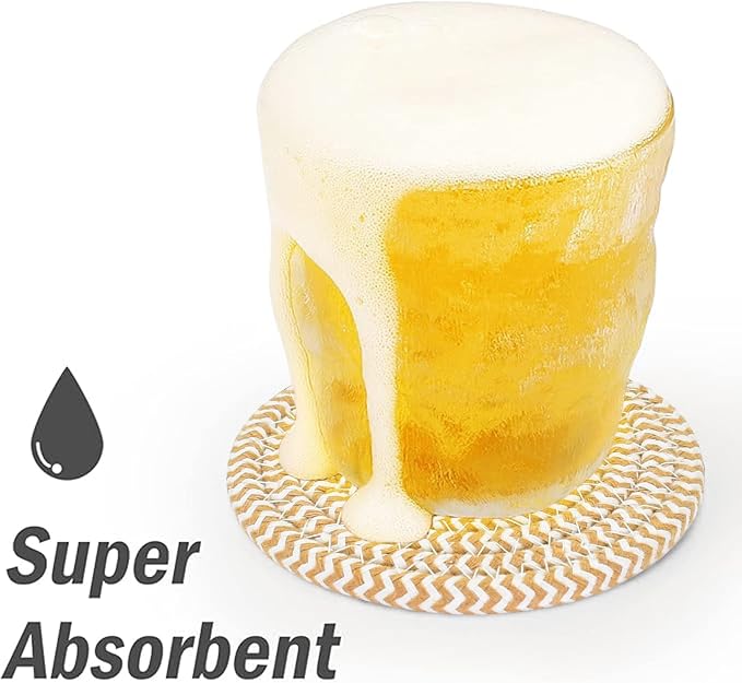 ABenkle 8 Pcs Drink Coasters - Image 3