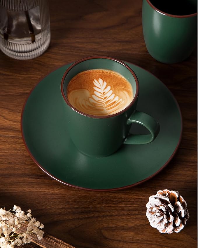 famiware Venus Coffee Mugs Set of 6, 13 oz Ceramic Stoneware Mug Cup Set | - Image 6
