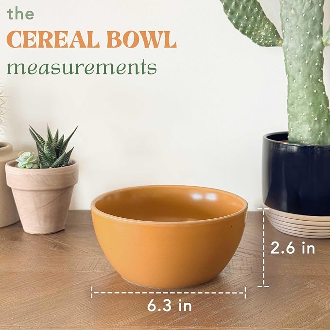 Mora Ceramic Artisan Matte Bowls - Image 2