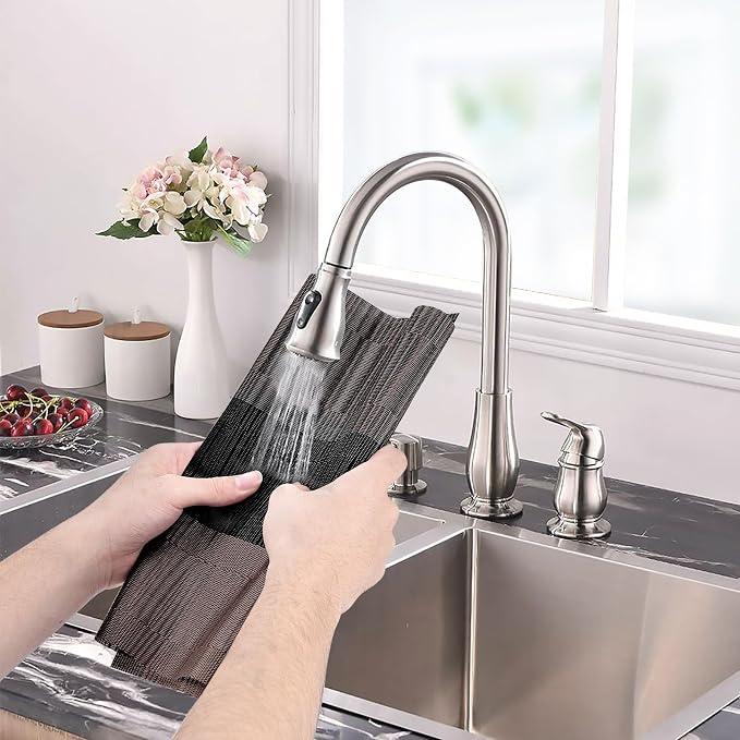 Aofmee Table Runner and Placemats Set of 6 Washable, Heat Resistant Place Mats - Image 4