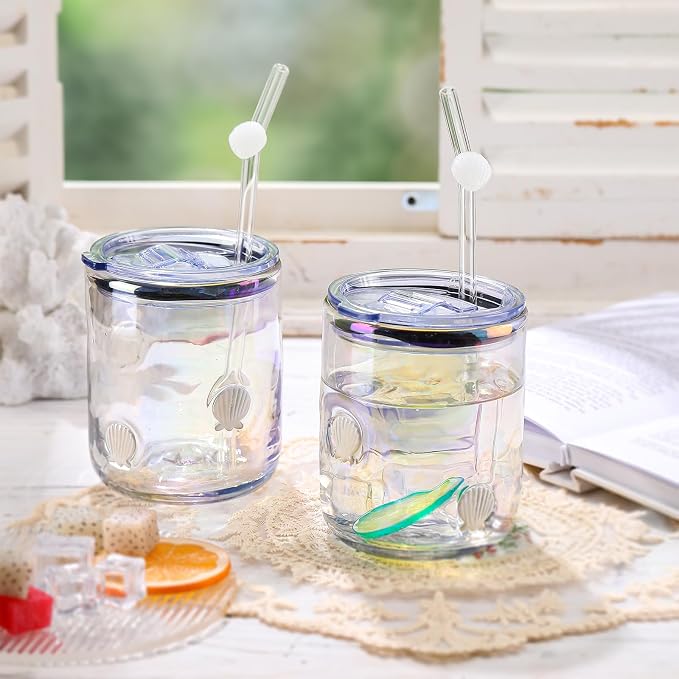 SiliFine Icon Juice Glasses, 14oz Stemless Wine Drinking Juice Glass Cup - Image 5