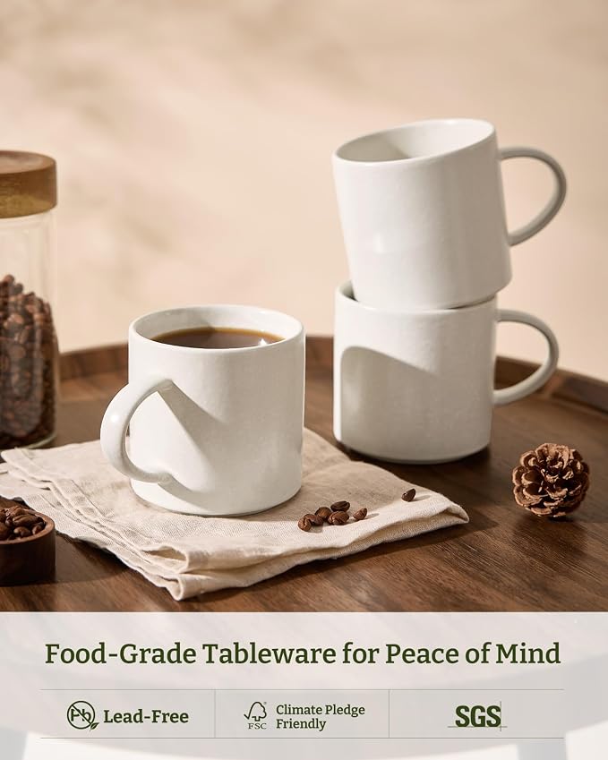 famiware Coffee Mugs Set of 6, Nebula 14oz Coffee Mugs Ceramic Cup Set | - Image 3