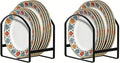 LINFIDITE 2 Pack Kitchen Plate Holder Organizer by LINFIDITE