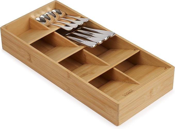Joseph Joseph Drawer Store Large Compact Flatware, Cutlery Drawer Organizer by Unknown