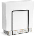 Wican Napkin Holder for Table, Wood Iron Standing Napkin Dispenser | Dining by Wican
