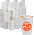 Lamosi 500 Count 12 oz Paper Coffee Cups, Disposable Paper Coffee Cups | by BuyNow