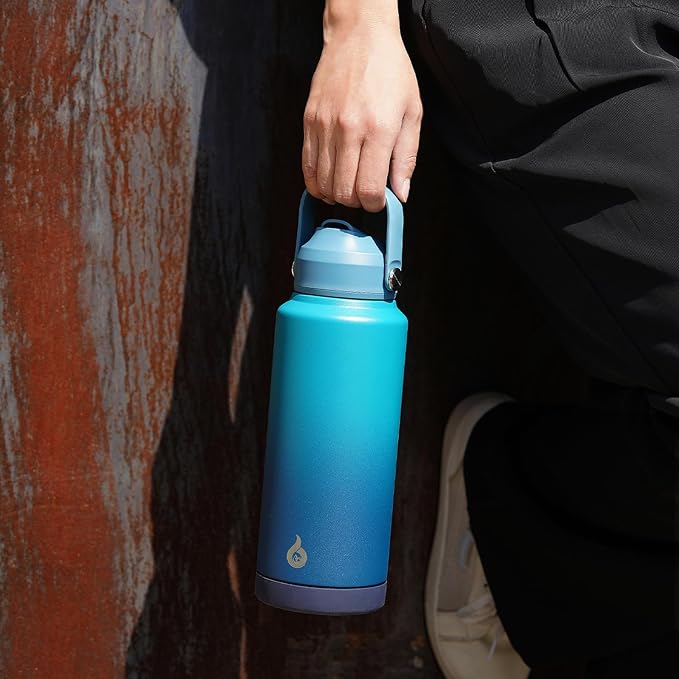 BJPKPK 40oz Insulated Water Bottle, Stainless Steel Bottle - Image 6
