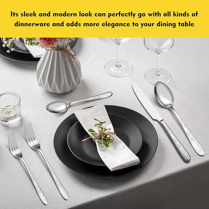 40 Piece Silverware Set, Service - Image 7