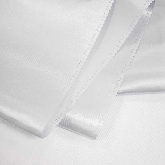 Silver Table Runners, 12x108 Inches, 6 Pack | Satin, Silk and Smooth Fabric - Image 5