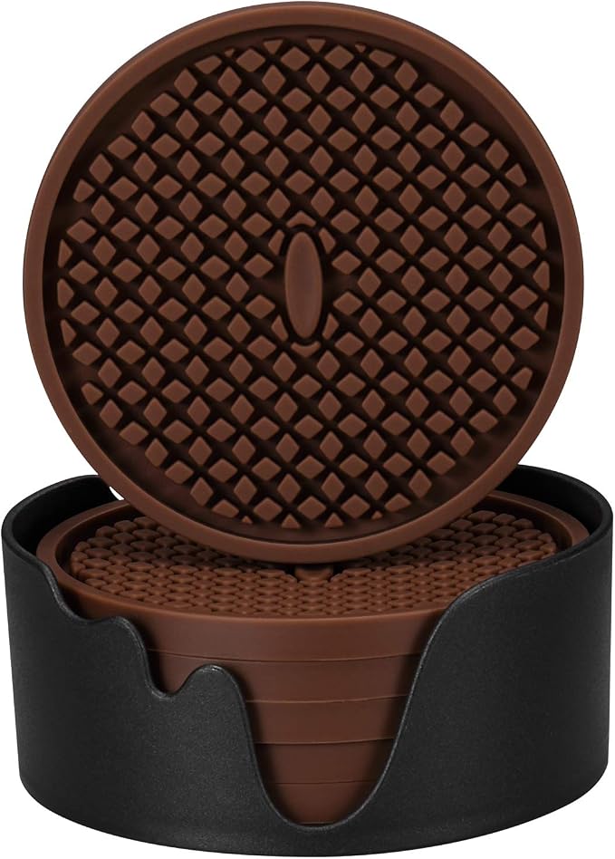ME.FAN Silicone Coasters Thickened Drink Coasters by MEFAN