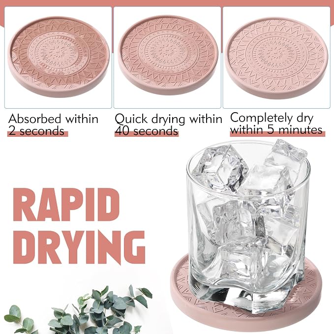 Photect Diatomaceous Earth Coasters Set - Image 3