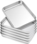 HaWare Stainless Steel Kids Plates, 6-Piece Toddler Plates | 7.3" x 5.3" x 0.8" by HaWare