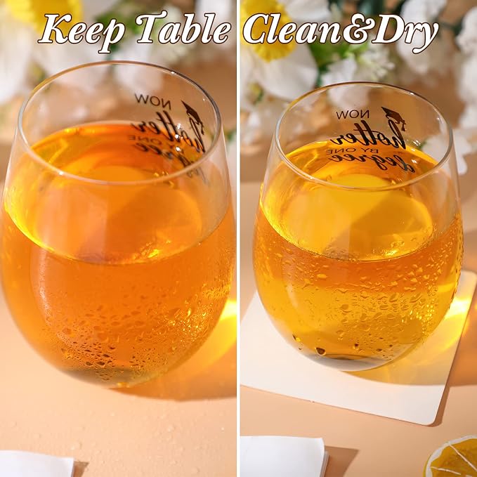 TaoBary 400 Pcs Disposable Paper Bar Coasters Bulk, 4 Inch Cardboard Coasters - Image 5