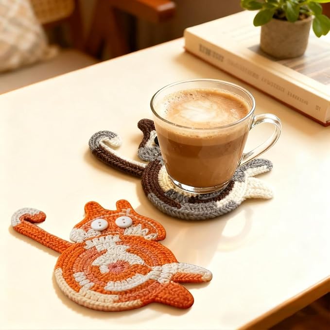 Drink Coaster, Woven Creative Coasters - Image 2