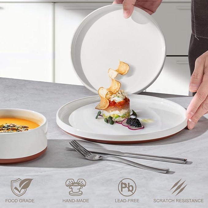 LIANYU Stoneware Dinnerware Set Service - Image 3