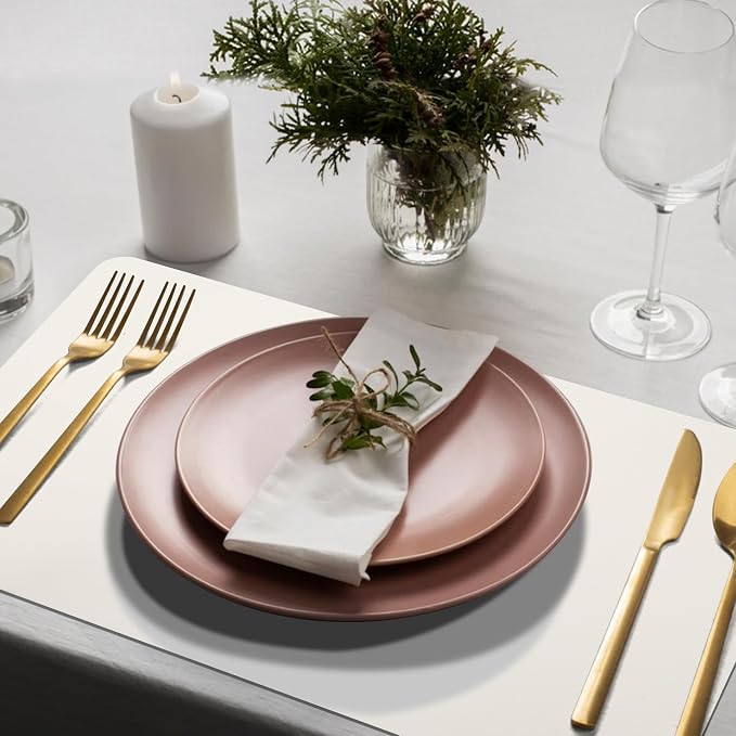 Maxpearl Faux Leather Placemats Set of 6 - Image 7