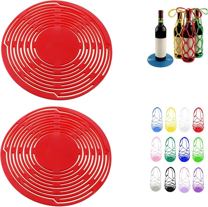 Multi-Use Silicone Storage Bag & Organizer, Silicone Wine Carrier, Portable by Unknown