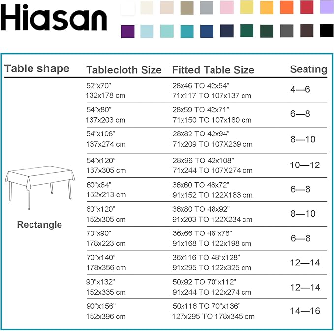 60 x 102 Inch Checkered Tablecloth Rectangle - Image 5