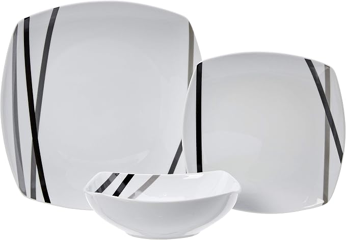 Amazon Basics Square Dinnerware Set - Image 4