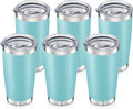20oz Tumbler Bulk with Lid Stainless Steel Tumblers, 6 Pack | Leak Proof Lid by Unknown