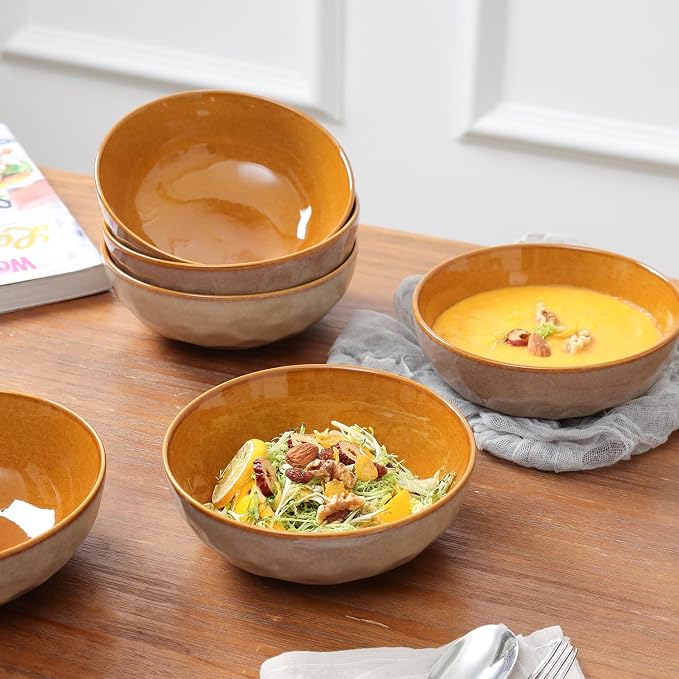 vicrays Ceramic Salad Bowls Set - Image 4