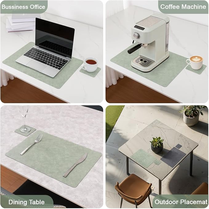 Vinyl Placemats Set of 6, Dual Sided Place Mats - Image 6