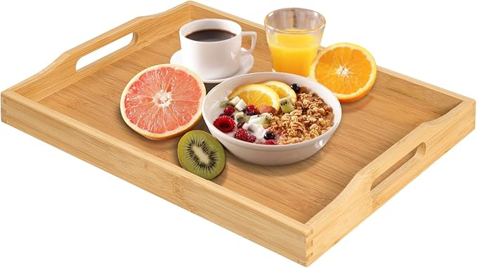 RRX Bamboo Food Serving Tray by RRXHome