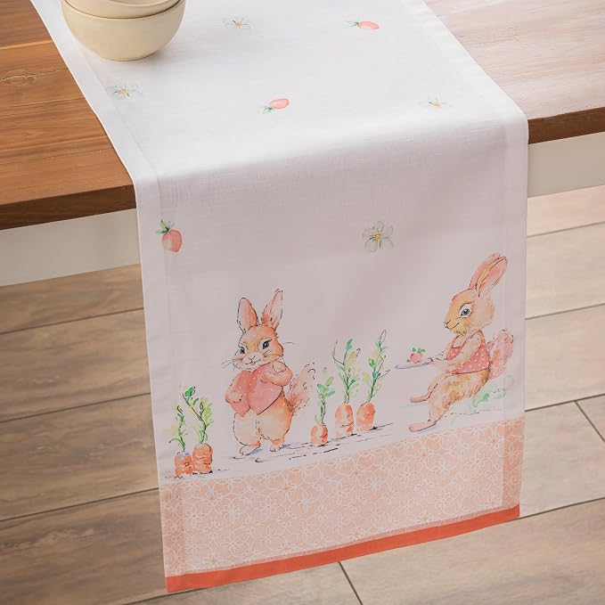 Maison d' Hermine Table Runner 100% Cotton 14.50" x 72" | Table Runners 72 - Image 9
