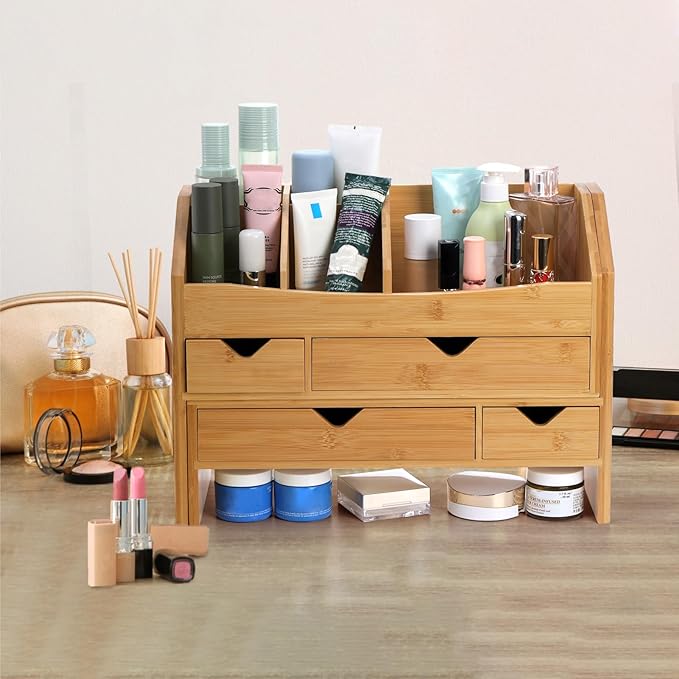Lawei Bamboo Desk Organizer - Image 7