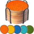 Coasters for Drinks Absorbent 5 Pack, Coasters for Coffee Table by EDEGG