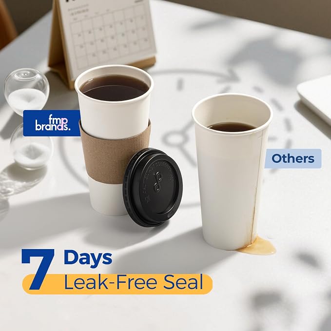 Fit Meal Prep 24 oz 50 Pack To Go Coffee Cups - Image 4