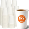 METAPRINT 500 Count 12 oz Disposable Paper Coffee Cups, and Events by METAPRINT