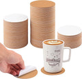 300 PCS 4 Inch Round Self-Adhesive Cork Sheets by Geytetqi