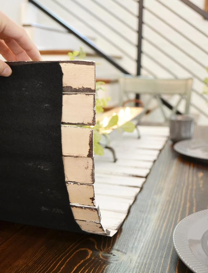 Wooden Table Runner, Natural Durable Wood Table Runner, 25 x 12 Inches - Image 4