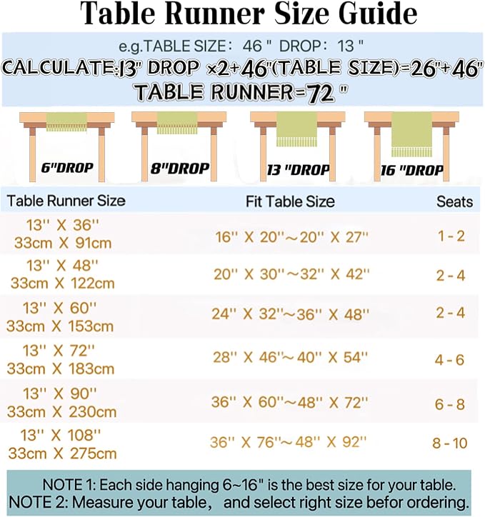 Cotton Linen Table Runner, 13x48 Inch, Machine Wash - Image 6