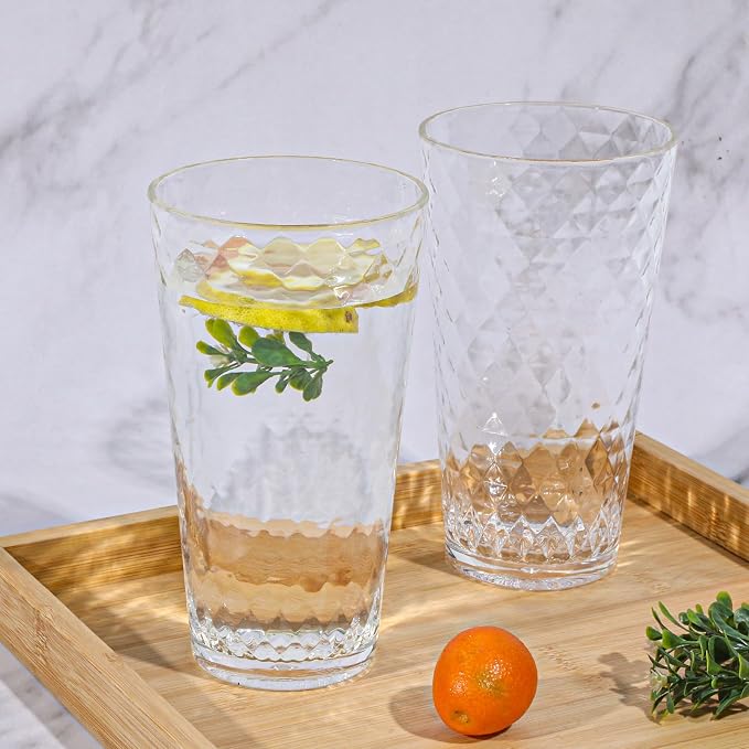 BPA-Free Plastic Tumblers 8 Pack | Reusable Dishwasher Safe | Stackable - Image 4