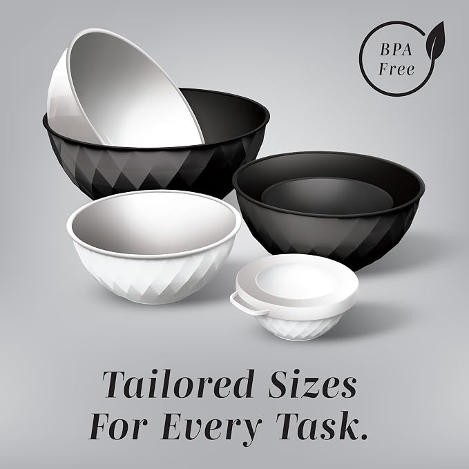 COOK WITH COLOR Mixing Bowls with Lids - Image 5