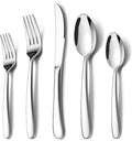 Onader 40 Piece Heavy Duty Silverware, Flatware Set by Onader