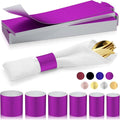 Holiday Parties Napkin Rings Set of 100, 2 Colors in 1, Reusable Adjustable by Unknown