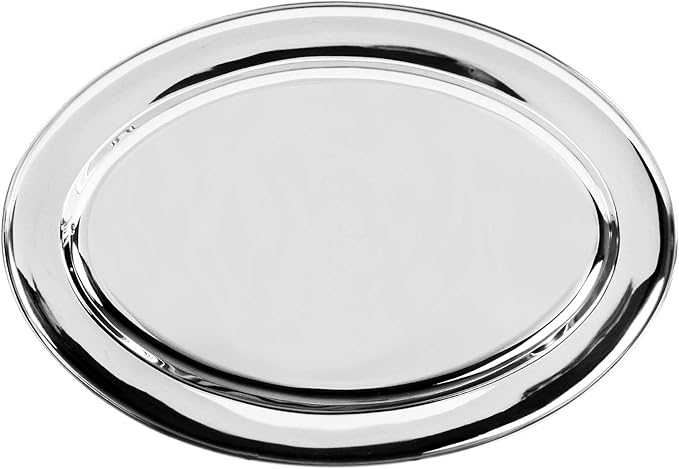 Thunder Group Stainless steel 24" oval platter, comes in each by 9grace