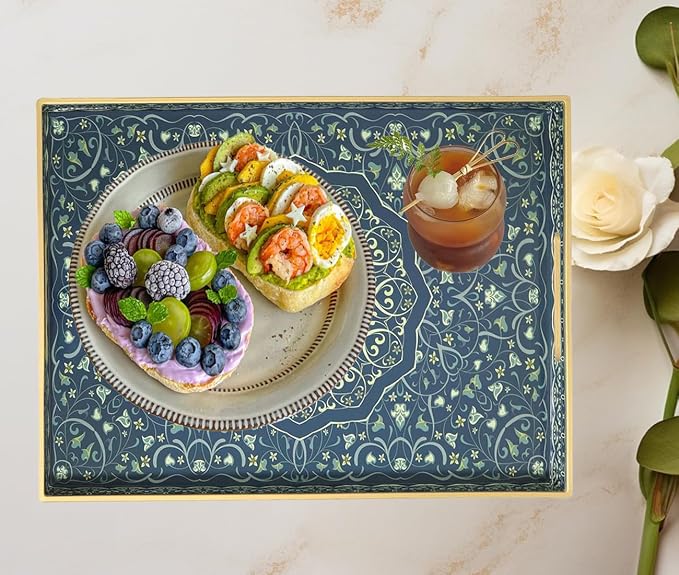 Decorative Tray, Ottoman Trays, Plastic Coffee Table Tray - Image 4