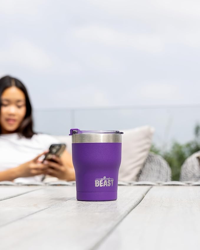 Beast 10 oz Tumbler Stainless Steel Vacuum Insulated Coffee Ice Cup Double Wall - Image 3