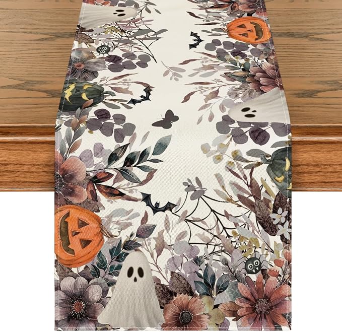 Artoid Mode 210 GSM Halloween Table Runner 13x108 Inch Home Party Decor | by ArtoidMode