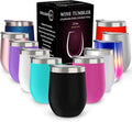 CHILLOUT LIFE 12 oz Stainless Steel Wine Tumbler by CHILLOUTLIFE