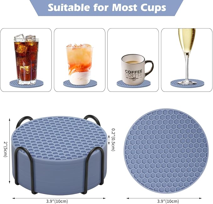 TWTLi Silicone Coasters Set of 8 - Image 2