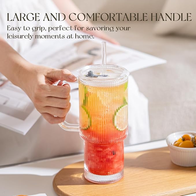 KEMORELA Large 26oz Clear Glass Mug - Image 6