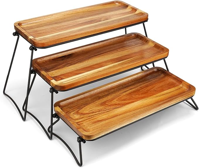 Manspdier Middle Size 3 Tier Cupcake Stand & Towers Serving Tray - Image 9