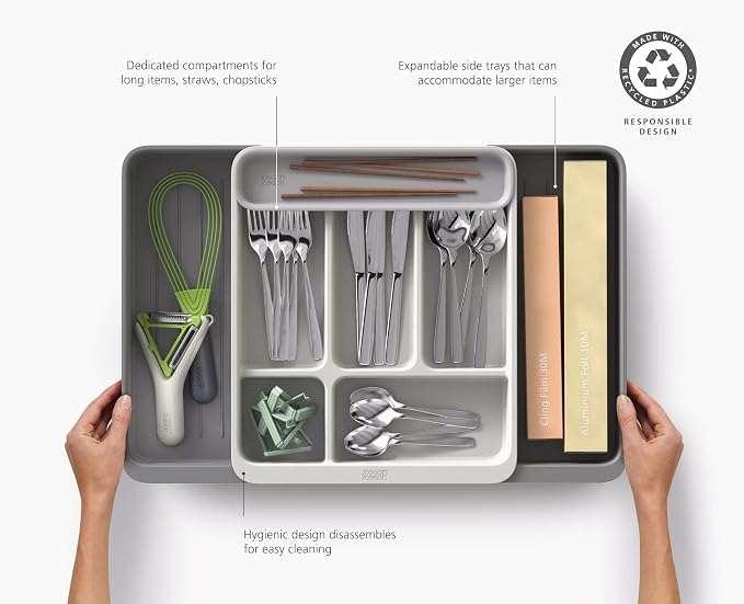 Joseph Joseph DrawerStore Expanding Flatware Cutlery Organizer, Expandable - Image 5
