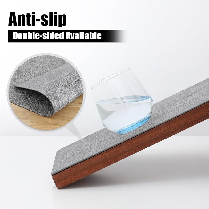 Homaxy PU Faux Leather Placemats - Image 3