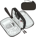 FYY Electronic Organizer, Travel Tech Pouch Bag, Coffee | Wrist Strap, by FYY